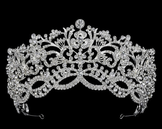 Sofia- Large Luxury Bridal Tiara - NY Gift Boutique