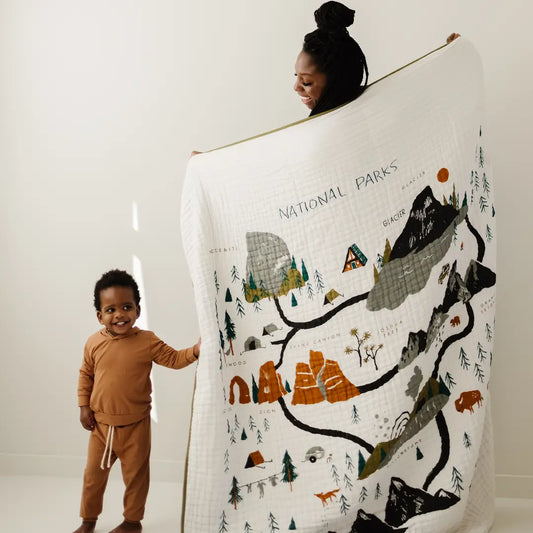 Clementine Kids Large National Parks Throw