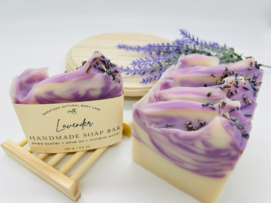 Lavender Handmade Soap Bar Vegan Cold Process