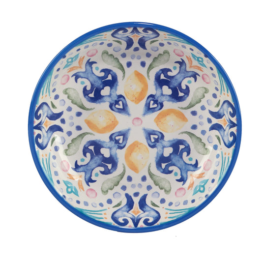 Lemonade Ceramic Serving Pasta Bowl 13in X 3in