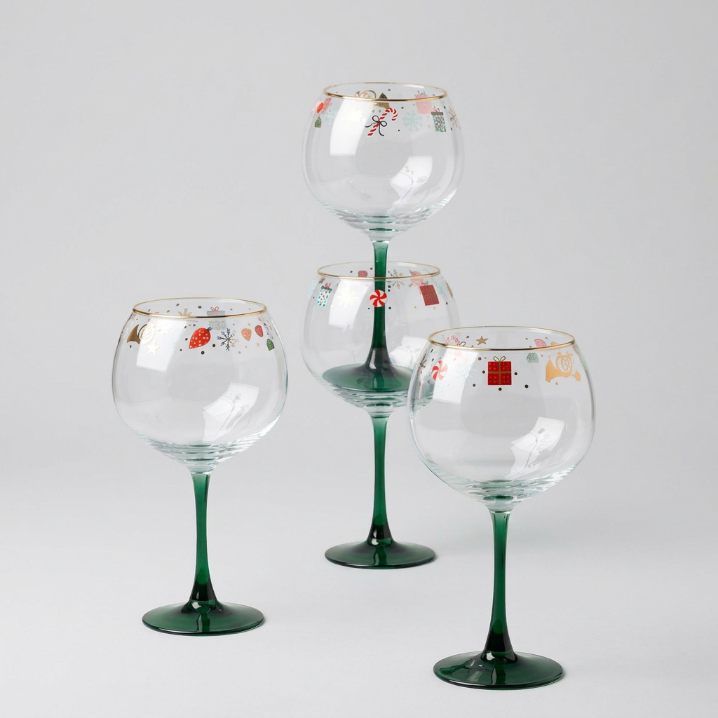 Lenox Nutcracker Ballet Balloon Wine Glasses – Set of 4 - 5 Sets Remaining