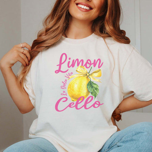 Limon Cello La Dolce Vita Graphic Tee