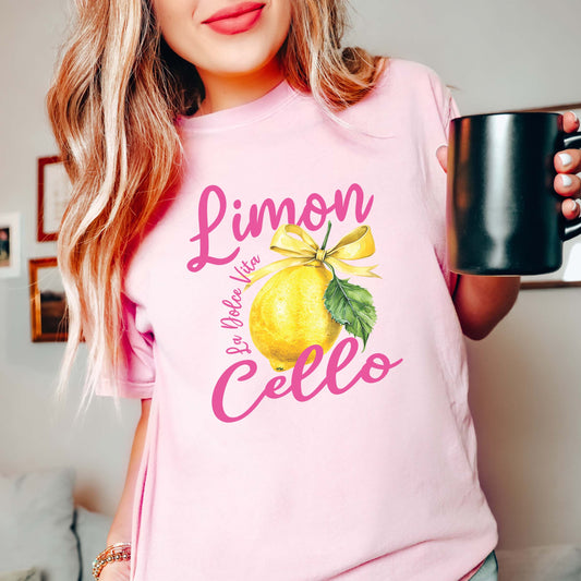 Limon Cello La Dolce Vita Graphic Tee