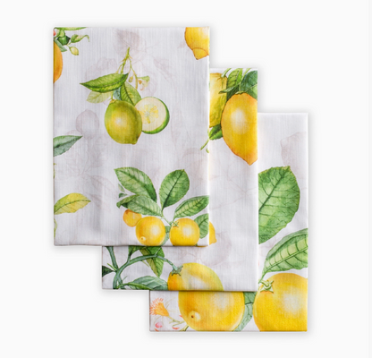 Limoncello -Kitchen Towels 100% Cotton - Set of 3