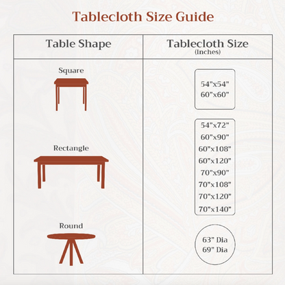 Limoncello - 100% Cotton Tablecloths Asst. Sizes
