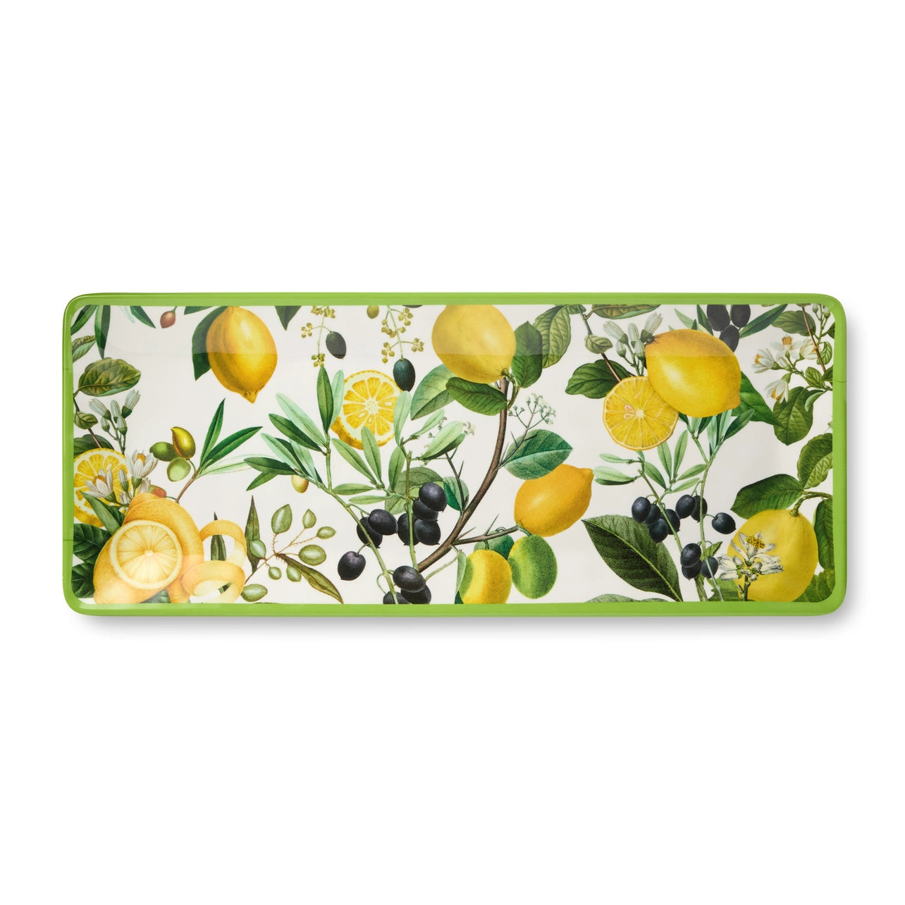 Limone Melamine Rectangular Platter 19 X 8