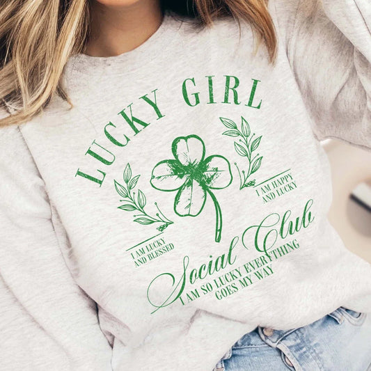 Lucky Girl Social Club Sweatshirt