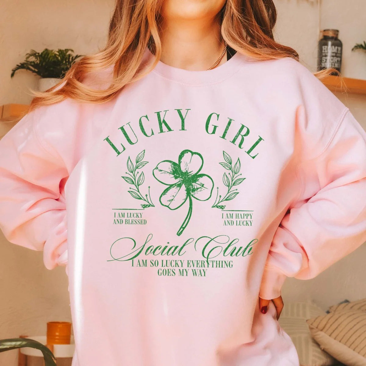 Lucky Girl Social Club Sweatshirt