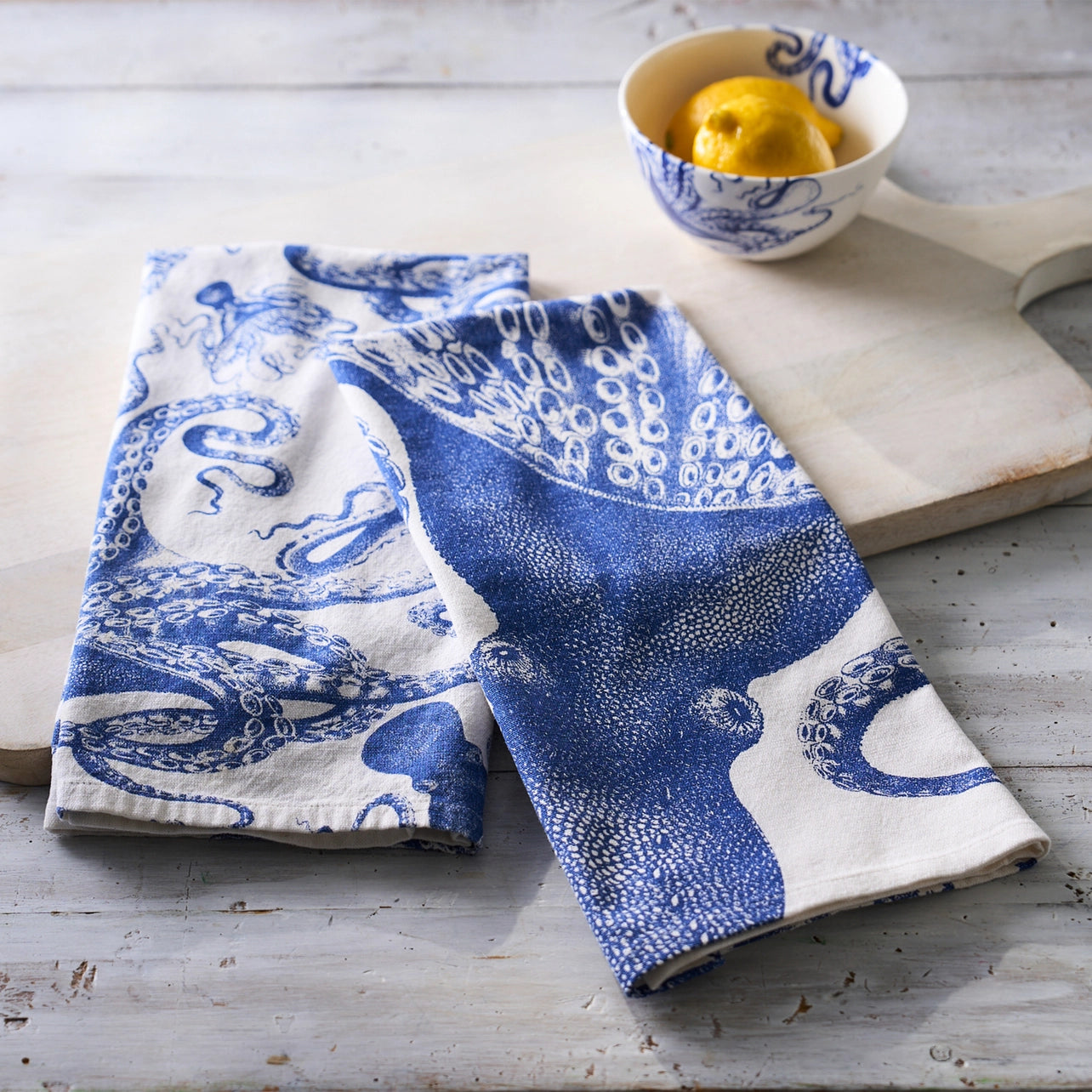 Lucy the Octopus Kitchen Towels, Set of 2