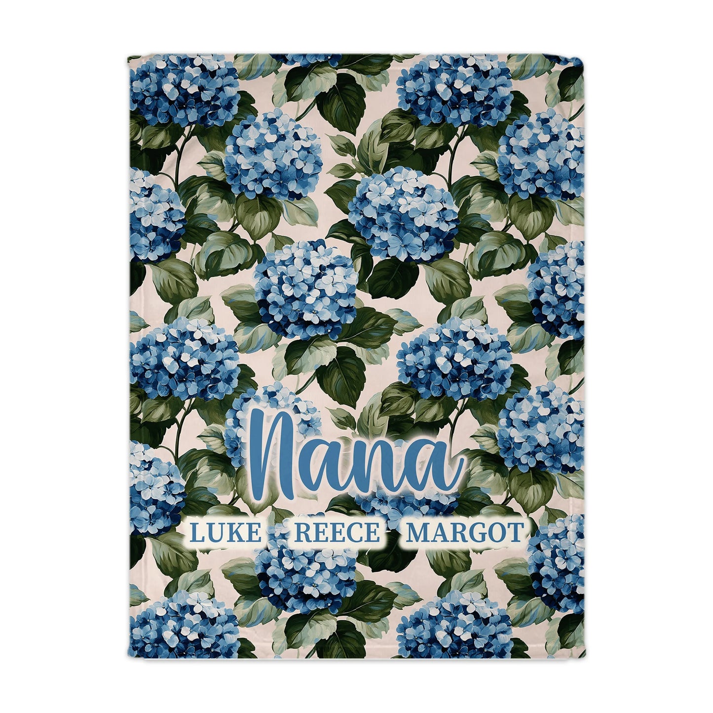 Hydrangea Family Blanket