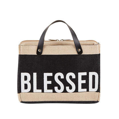 Market Tote Bible Cover - Blessed