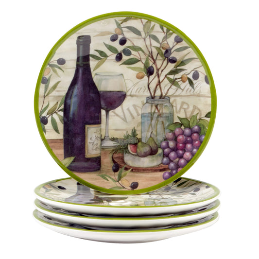 Meadow Brook Melaine Gift Set of 12 6in Canape Plates