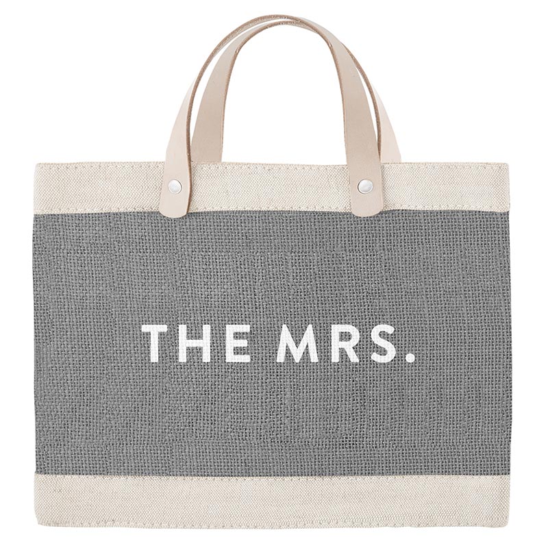 Mini Grey Market Tote - the Mrs