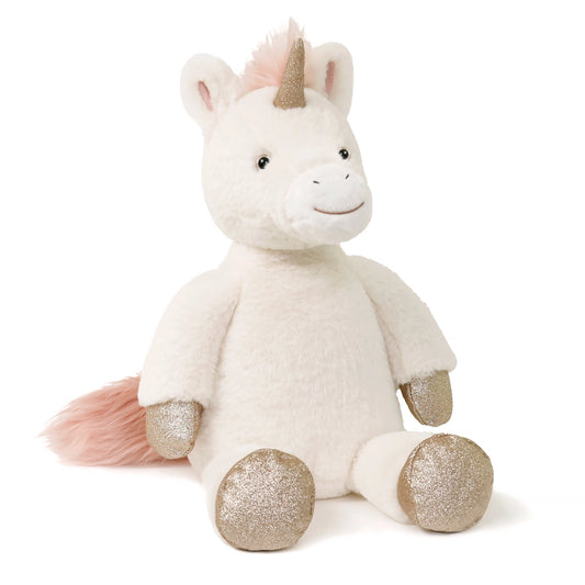 White Plush Unicorn Toy