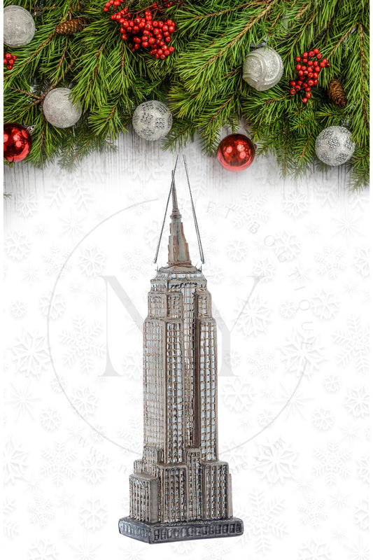 Kurt Adler Noble Gems™ Empire State Building Glass Ornament