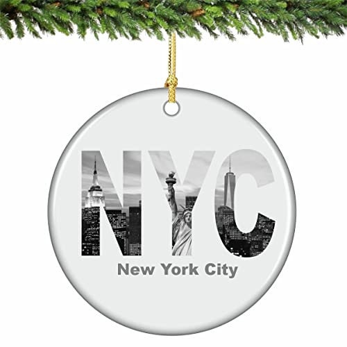 NYC Black & White Ornament