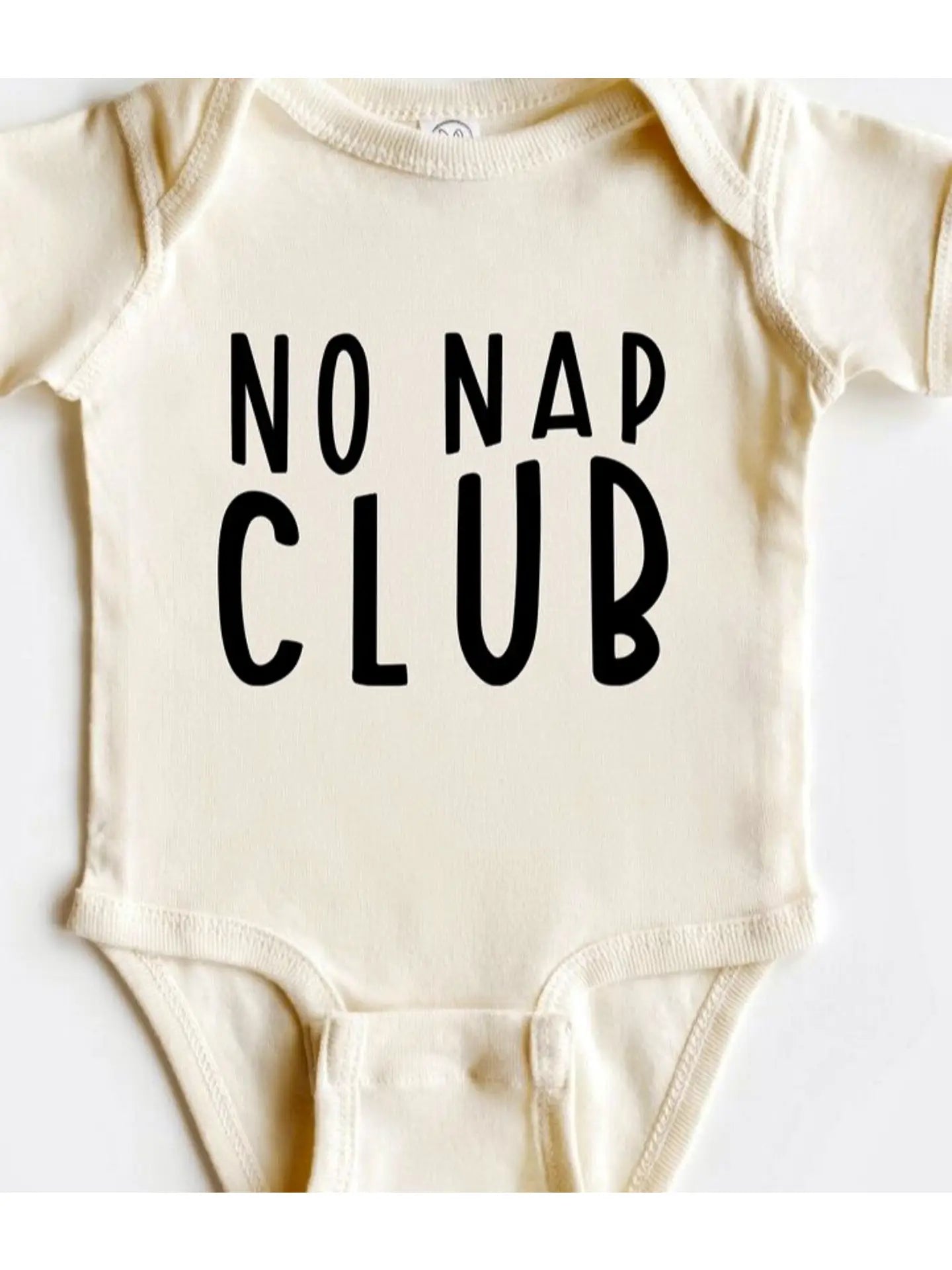 No Nap Club Baby Bodysuit