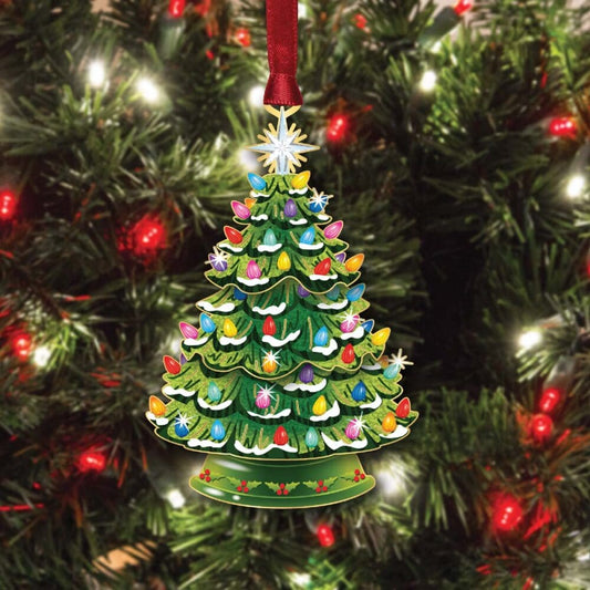 Nostalgic Christmas Tree Brass Ornament