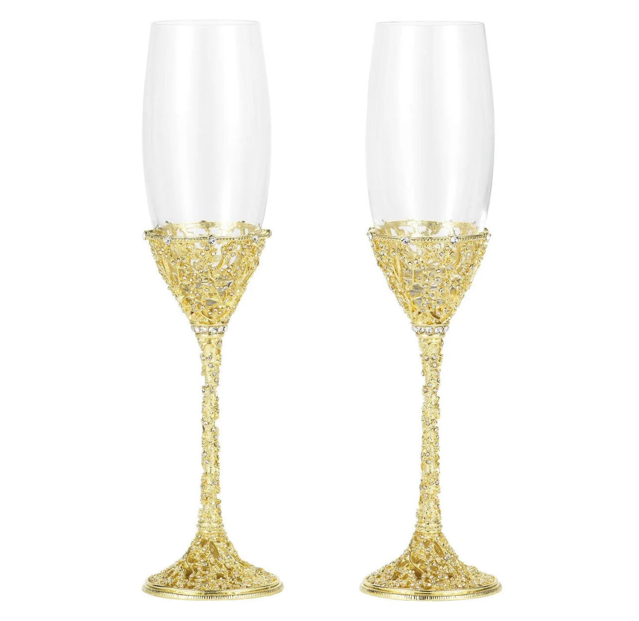 Olivia Riegel Silver Isadora Flute (Set of 2)