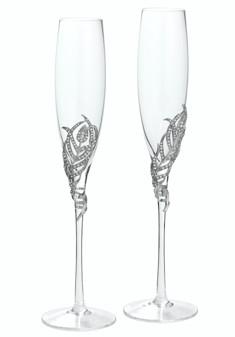 Olivia Riegel Silver Mora Flute Set of 2