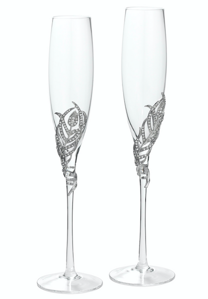 Olivia Riegel Silver Mora Flute Set of 2