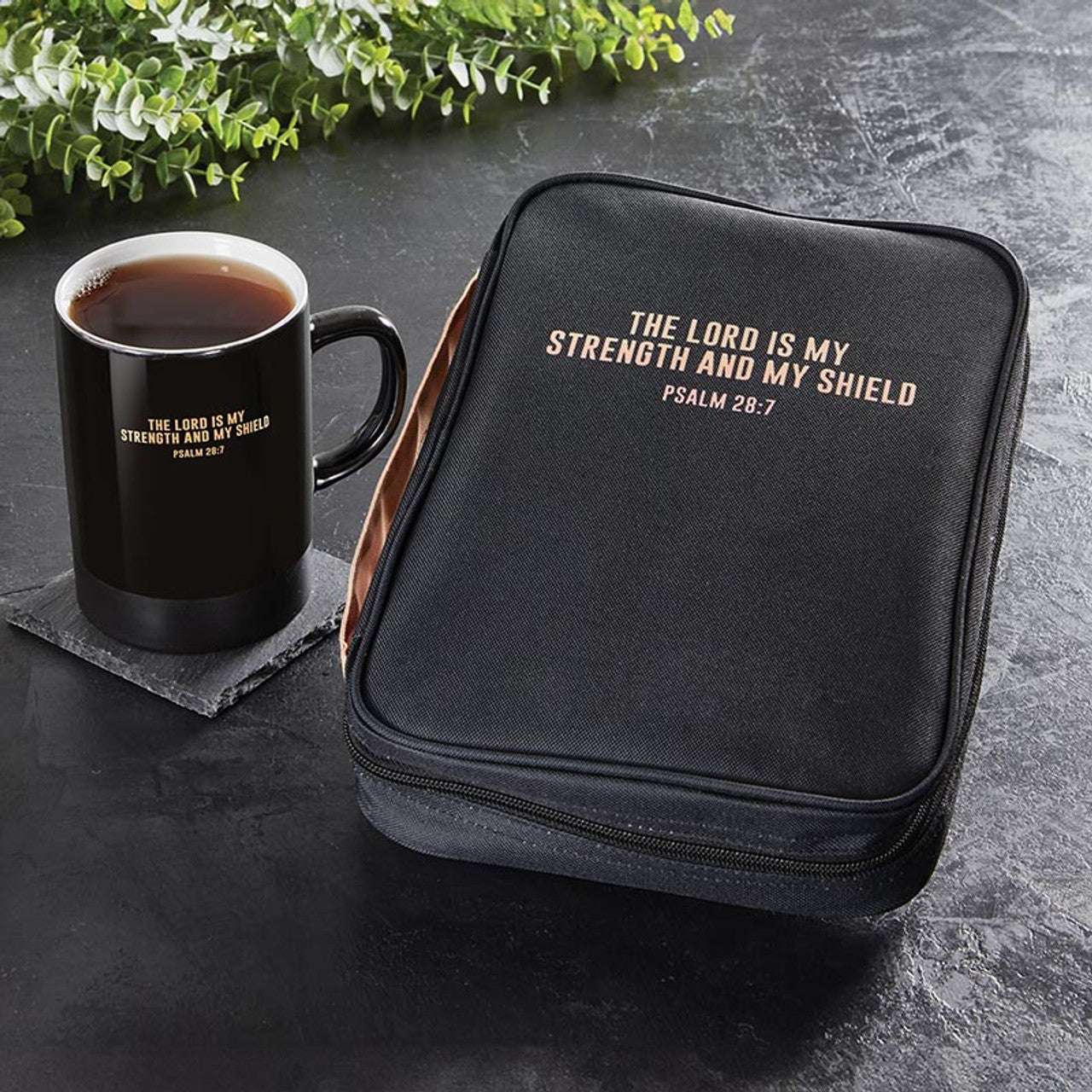 Bible Cover - Strength & Shield