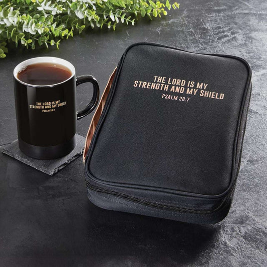 Bible Cover - Strength & Shield