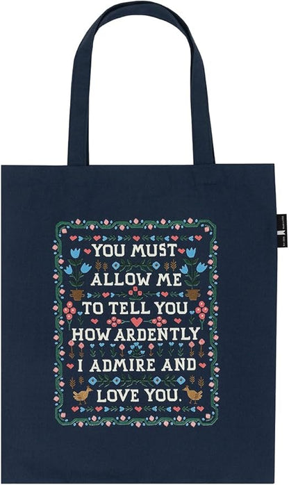 Pride and Prejudice Puffin Tote Bag