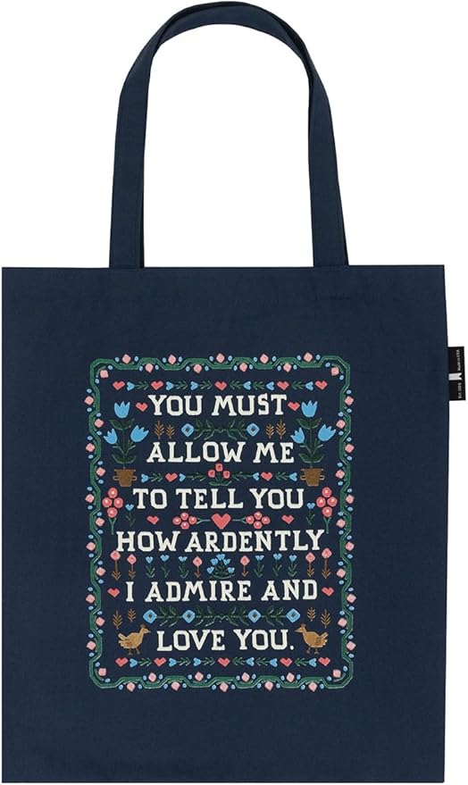 Pride and Prejudice Puffin Tote Bag