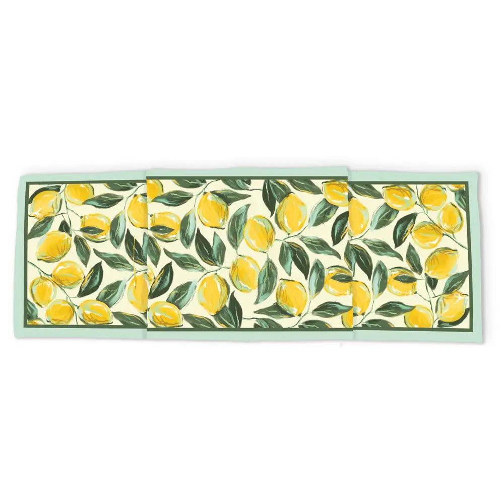 Painterly Lemons Table Runner