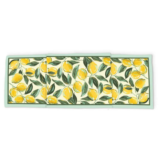 Painterly Lemons Table Runner