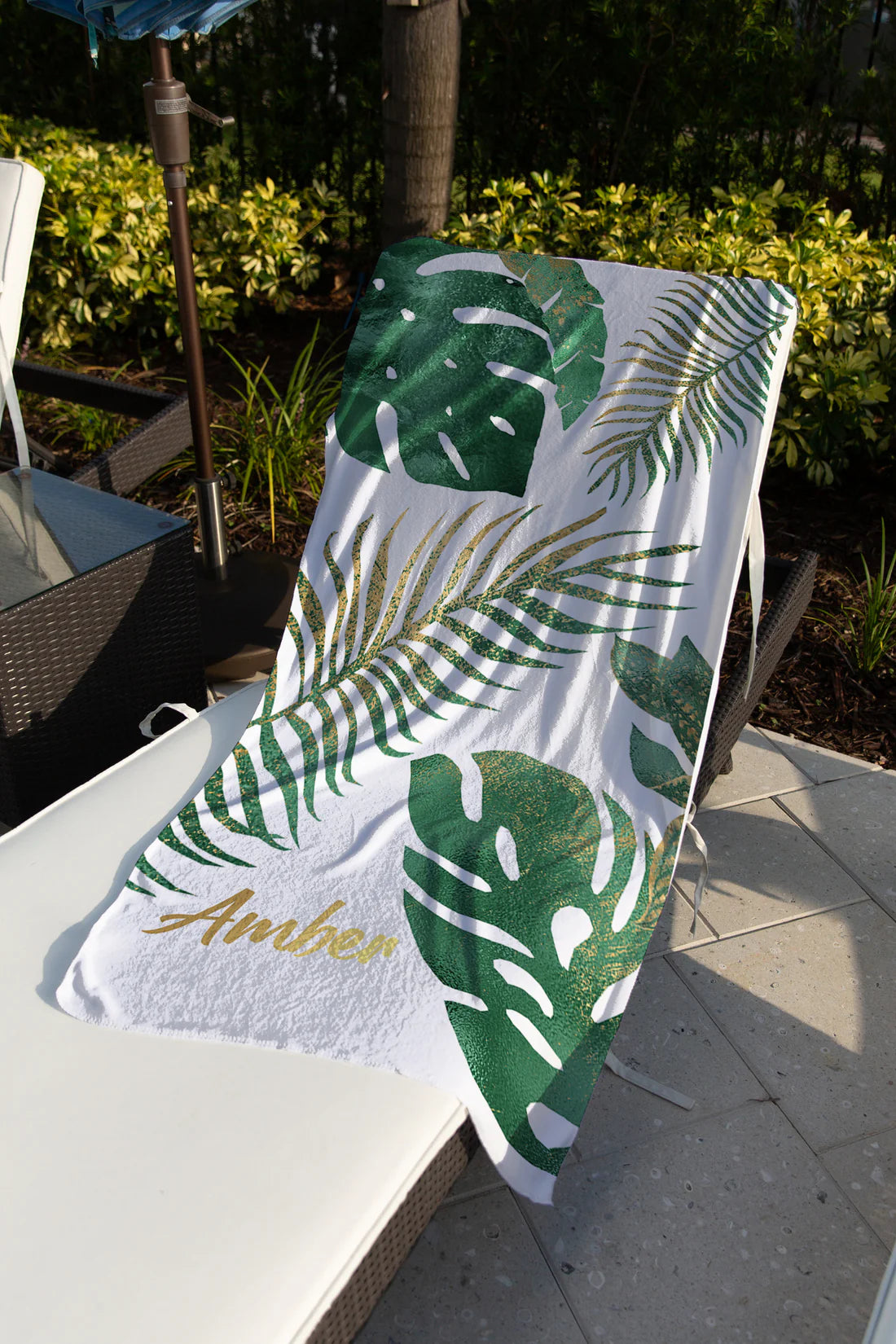 Personalized Palm Leaf Towel