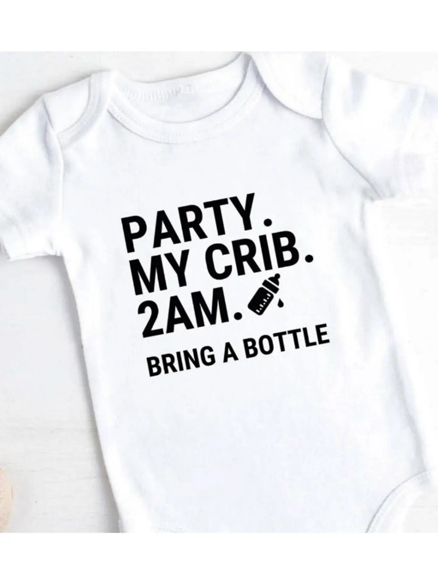 Party at my Crib Baby Bodysuit