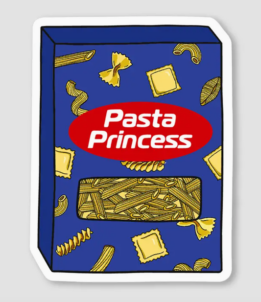 Pasta Princess Sticker Set of 6