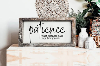 Paulownia Wood Framed Funny Sign - Assorted Designs