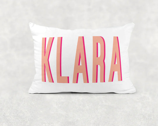 Personalized Shadow Block Snuggle Pillows