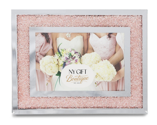 Pink Crystal - 4" X 6" Photo Frame