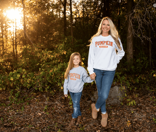 Pumpkin Season Mommy & Me Shirt Set