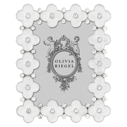 Enamel Clover Frame - 2.5" x 3.5"