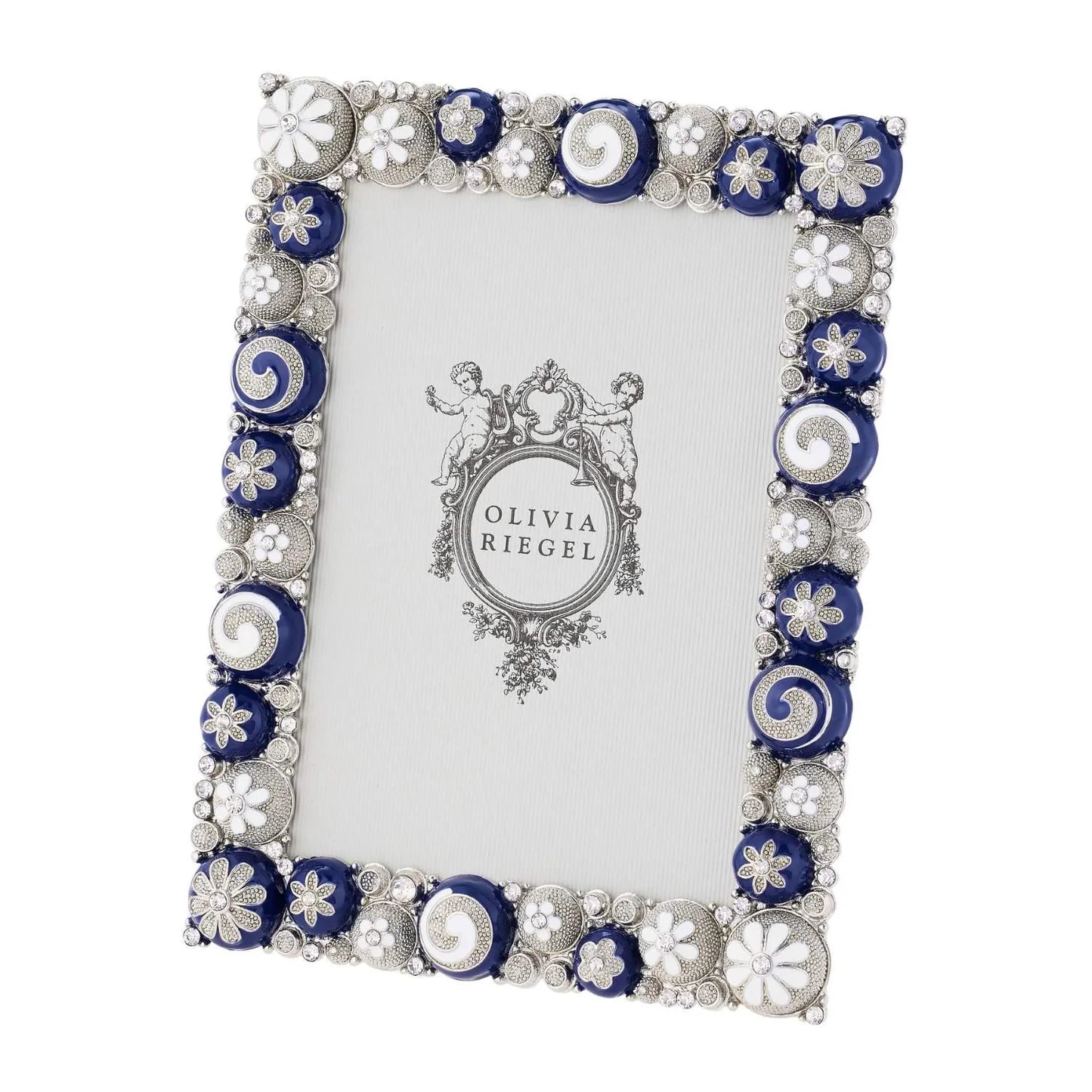 Blue & White Charisma 5" x 7" Picture Frame