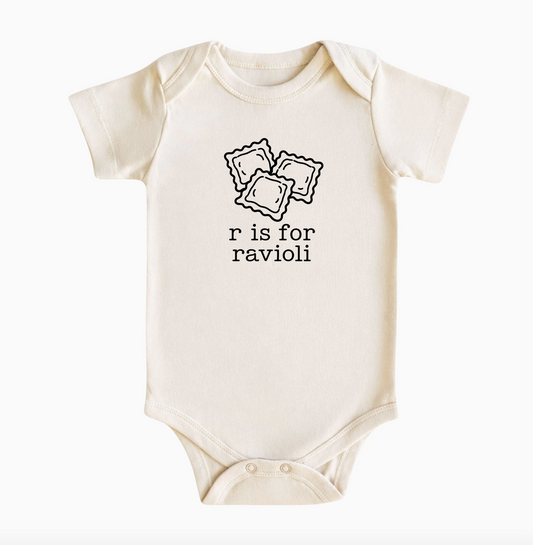 R Is for Ravioli Baby Bodysuit & Kids' T-Shirt