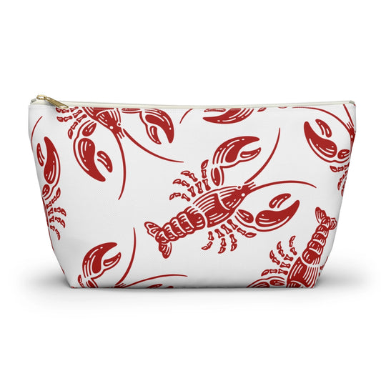 Red Lobster White Accessory Bag