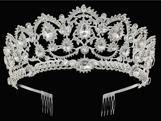 Regal Crystal Bridal Crown - NY Gift Boutique