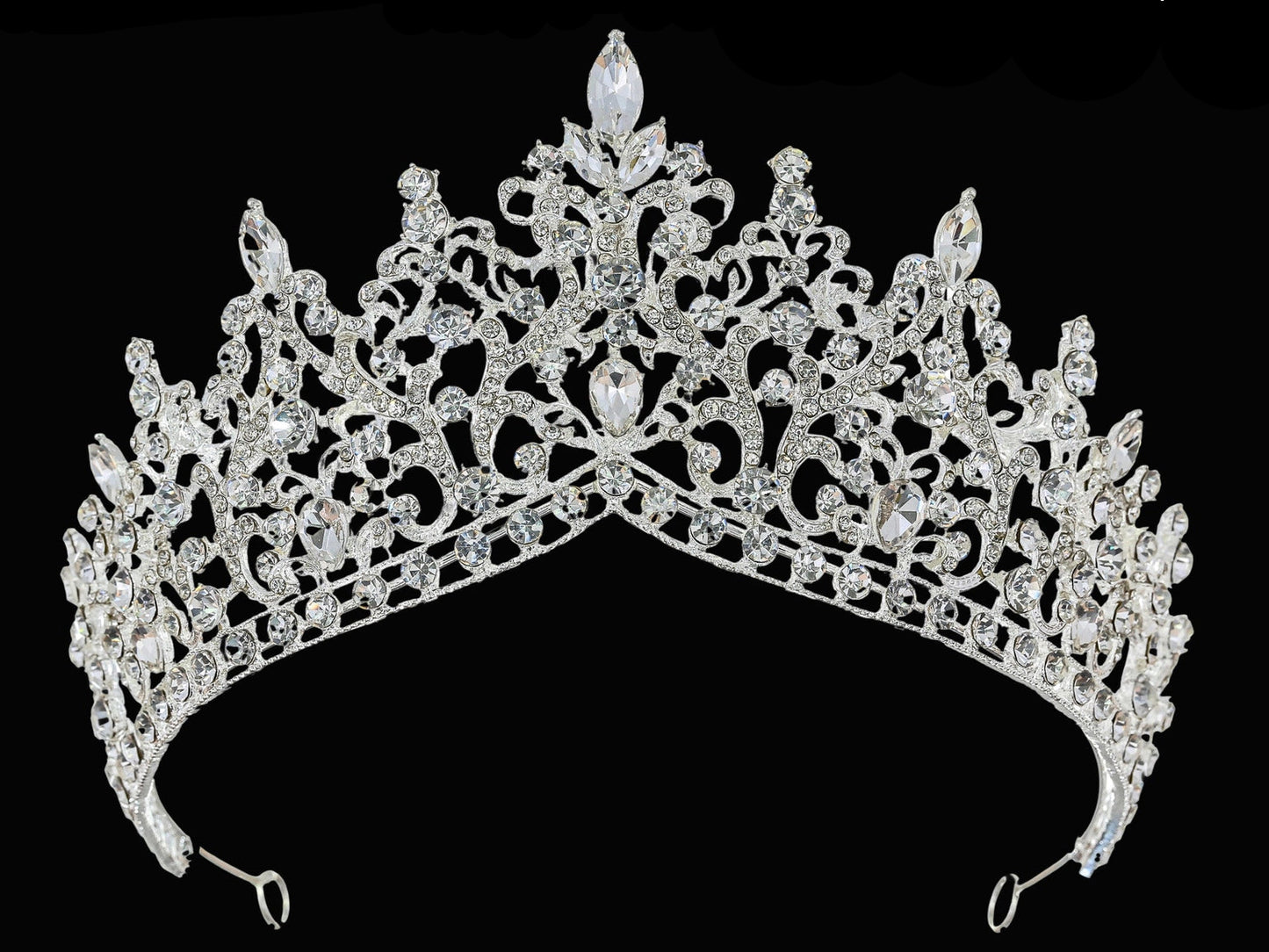 Regal Crystal Bridal Tiara Crown - NY Gift Boutique