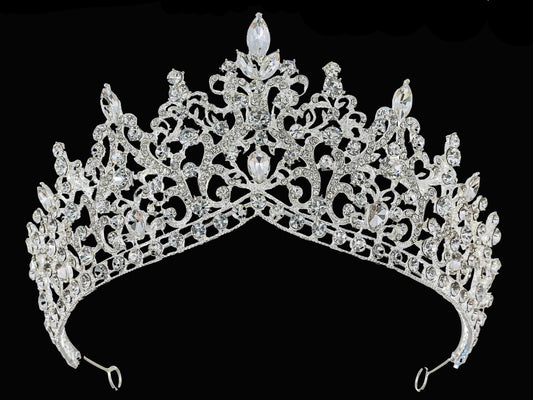 Regal Crystal Bridal Tiara Crown - NY Gift Boutique