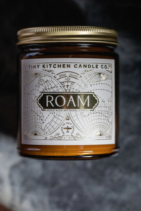 Roam Wood Wick Candle- 8 oz.