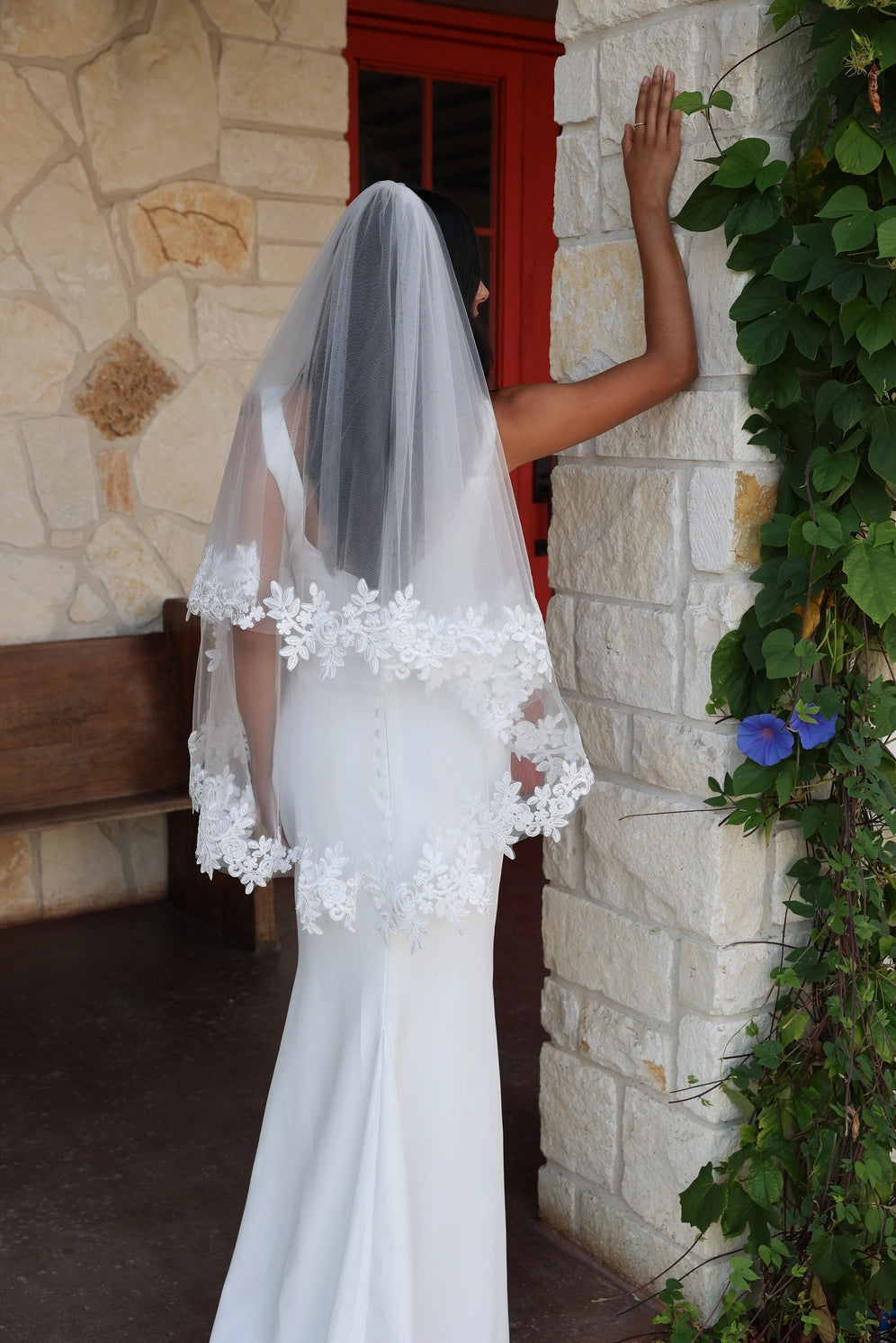 Rosie Floral Lace Veil