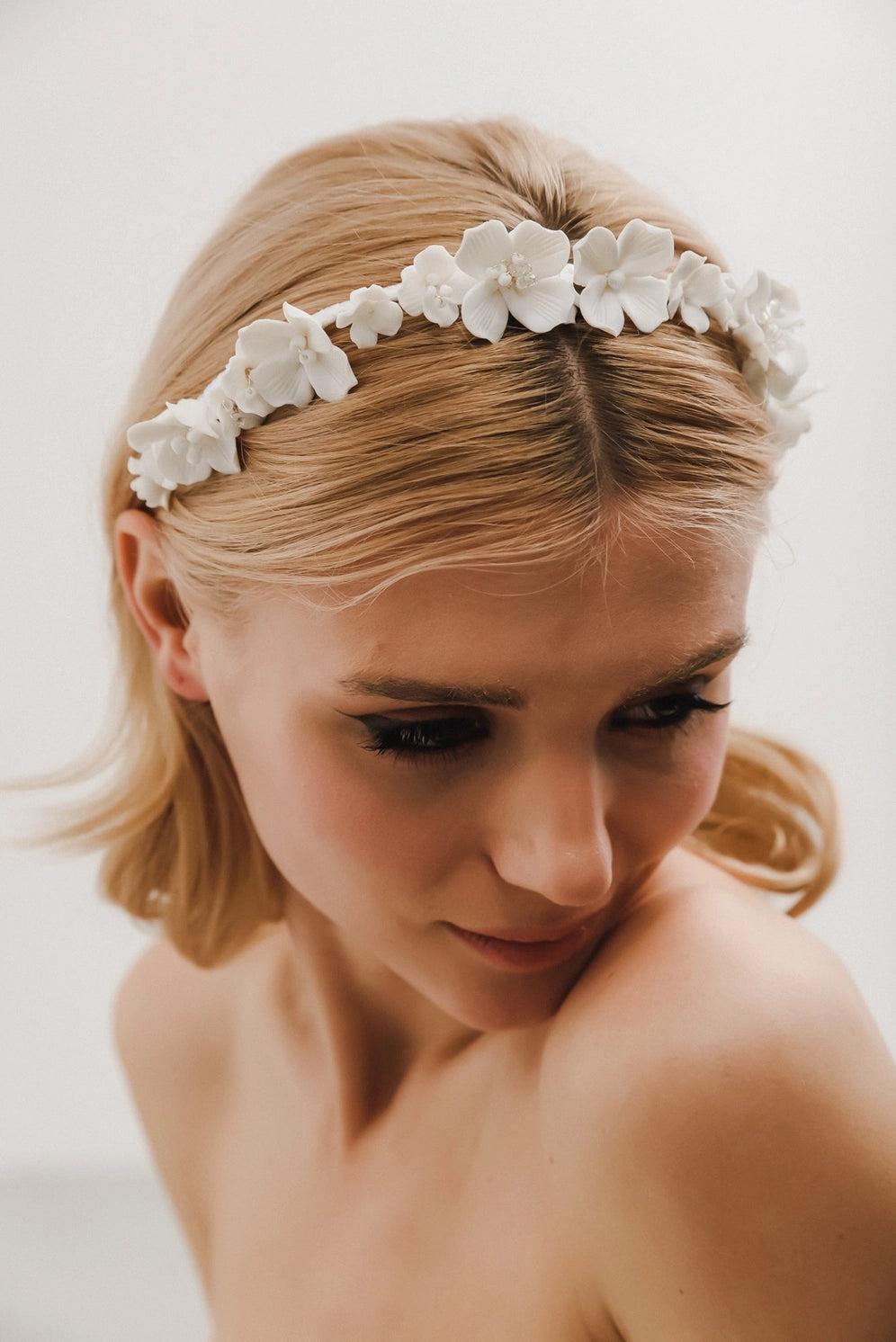 Rylee Porcelain Flower Headband