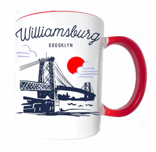 Williamsburg Brooklyn Sketch Mug
