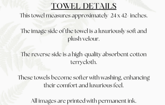 French Inspired Blue Bee Bath Towel